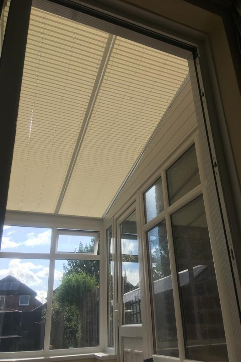Blackout Pleated Blinds For Conservatory Roofs Bingham